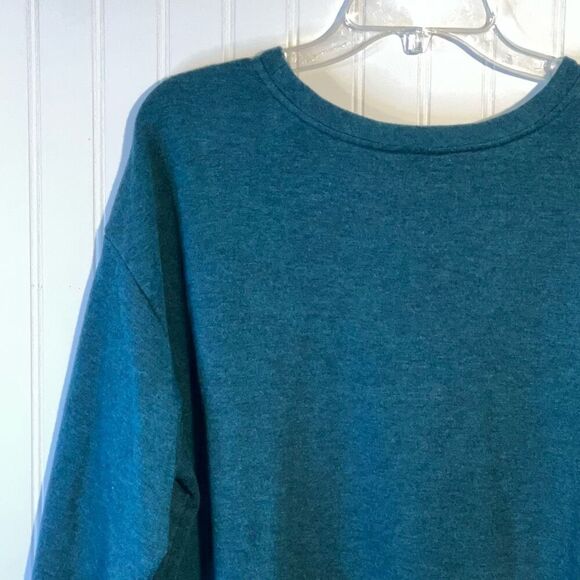 Orvis Cozy Soft Crewneck Sweater Women’s XLarge Green Relaxed Fit Pullover - Picture 9 of 12